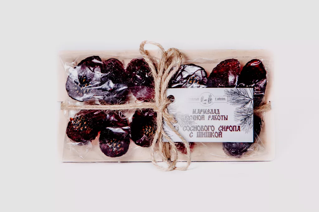 фотография продукта Мармелад из сосновой шишки с кедр орехом
